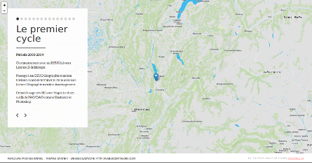 CV cartographique Thomas Gratier